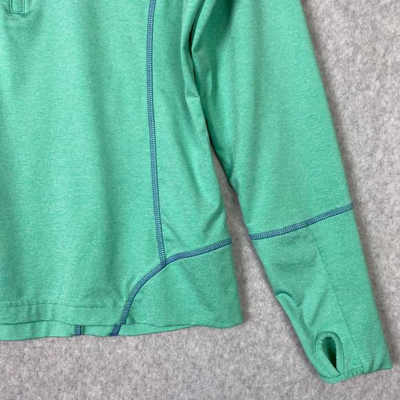 Peter Miller Long Sleeve Women's Size M Green E4 50+ UPF Golf 1/4 Zip Pullover - Picture 3 of 10